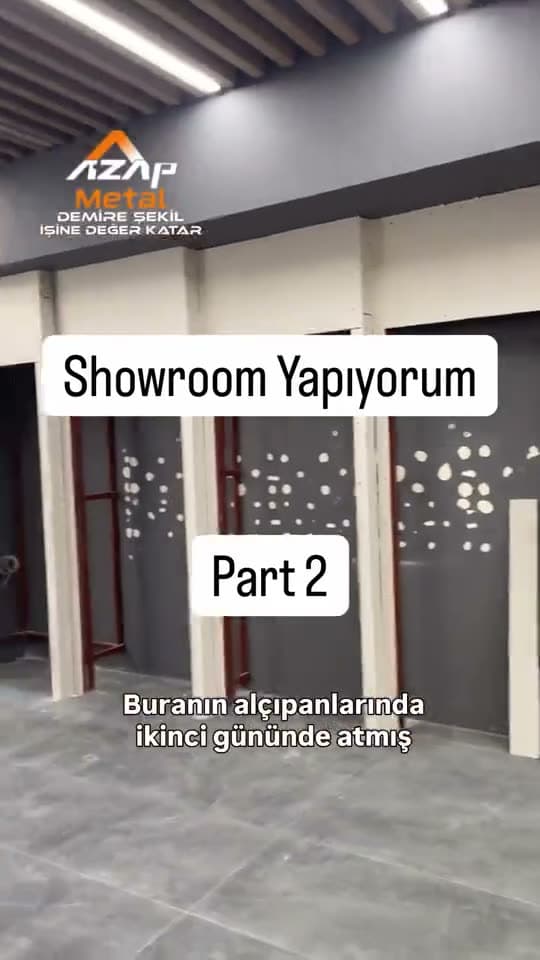 Showroom yapımı — 2. bölüm
