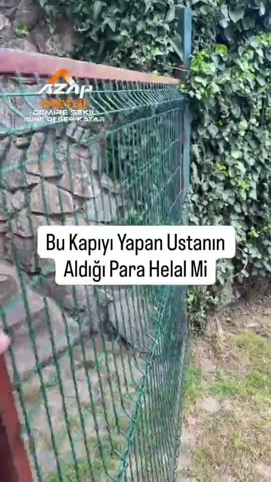 Ferforje bahçe kapısı yenileme